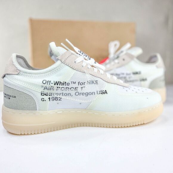 Nike Air Force 1 Low Off-White The Ten White 2017 AO4606-100 Men’s 12 NIB main image 10